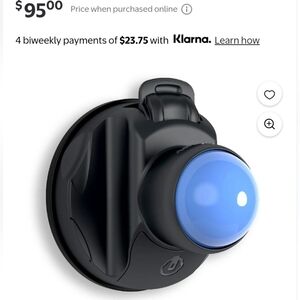 Black and Blue Wall Mount Holder MASSAGER , LOCK ON WALL